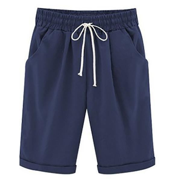 Casual loose fit cotton summer shorts for women | Marisela