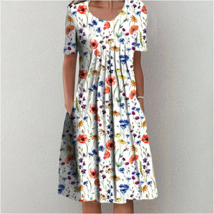 Soft everyday tummy-coverage comfort dress for women | Gigi