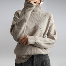 Women’s cashmere turtleneck sweater | Myla