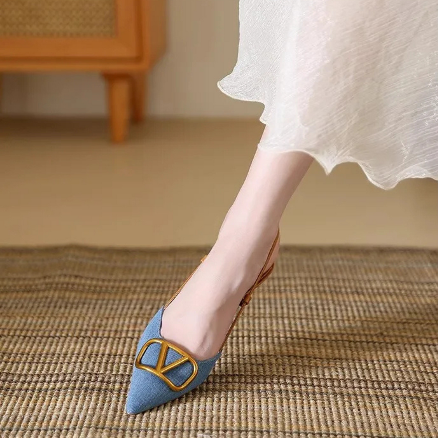Celeste Slingback Stiletto Heel | Valentina