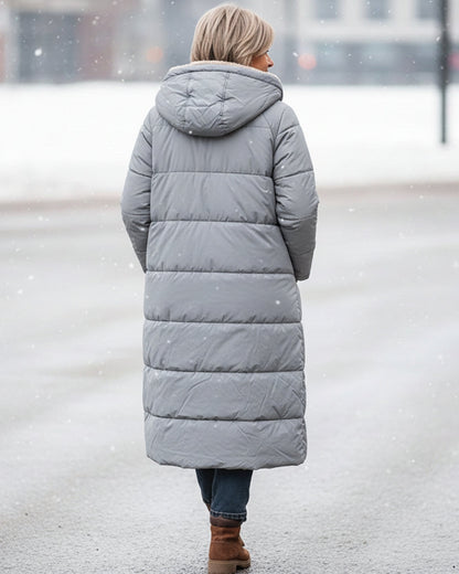 Warm sherpa-lined winter coat for women | Eleanor