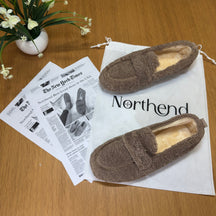 Cozy elegant winter loafers for women | Selene