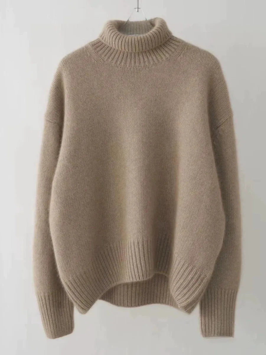 Relaxed turtleneck sweater with oversized fit | Arden