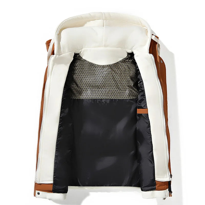 Soft shell hooded puffer gilet for everyday layering | Arlo