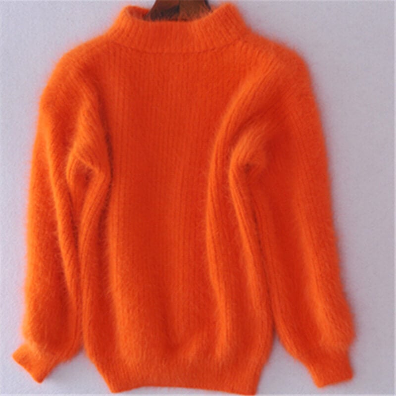 Loose-fit knit wool sweater for women | Aurelia