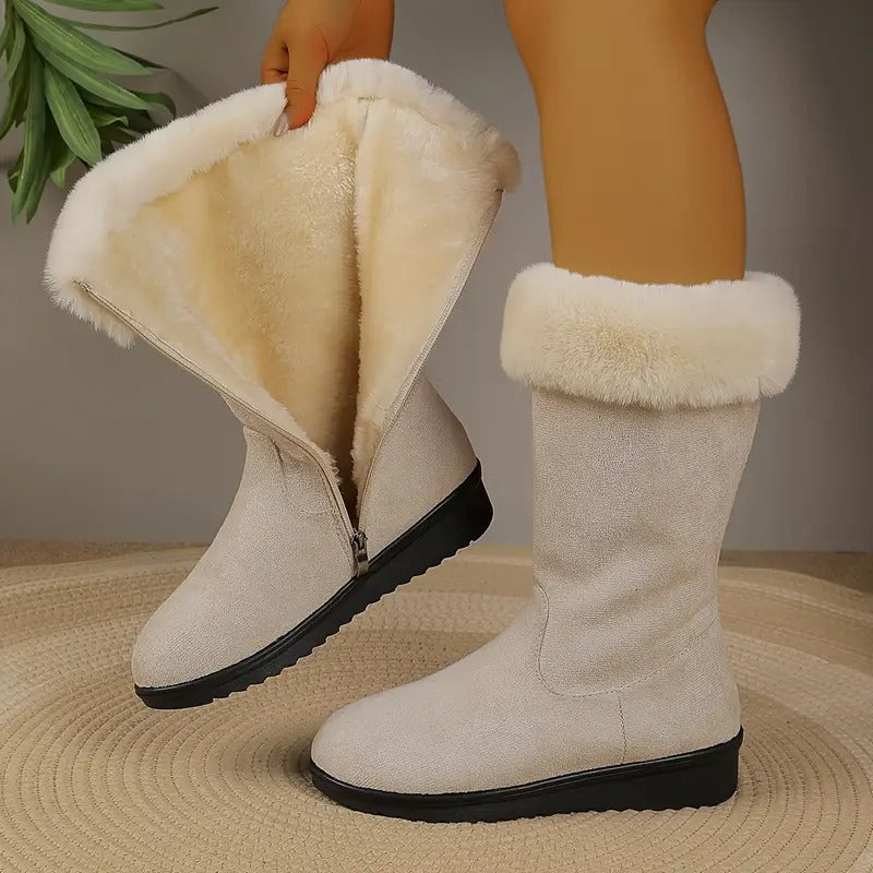 Cosy fur-lined warm winter boots for women | Hailey