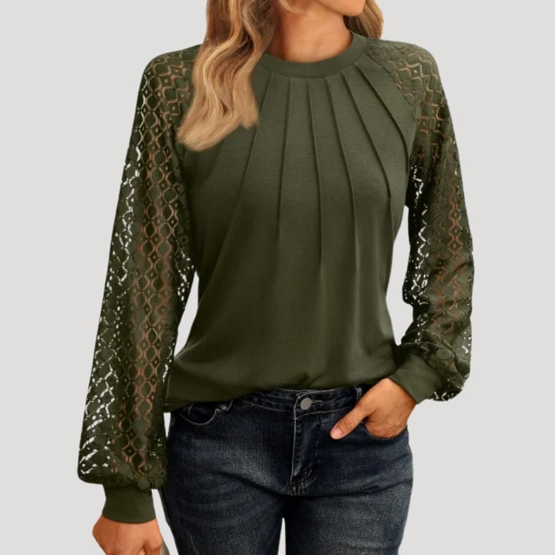 Long sleeve smart casual blouse for women | Serena