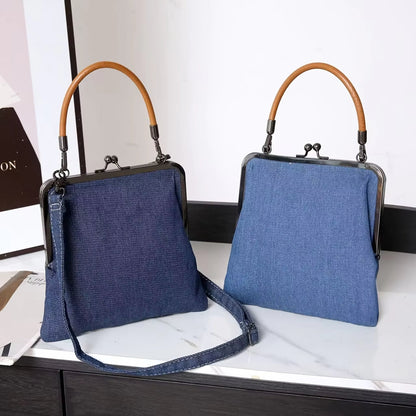 Structured shoulder bag with modern frame silhouette | Maren