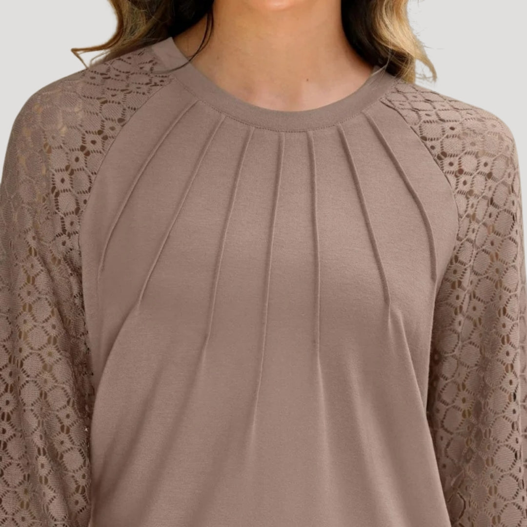 Long-sleeve smart-casual everyday blouse for women | Amelie