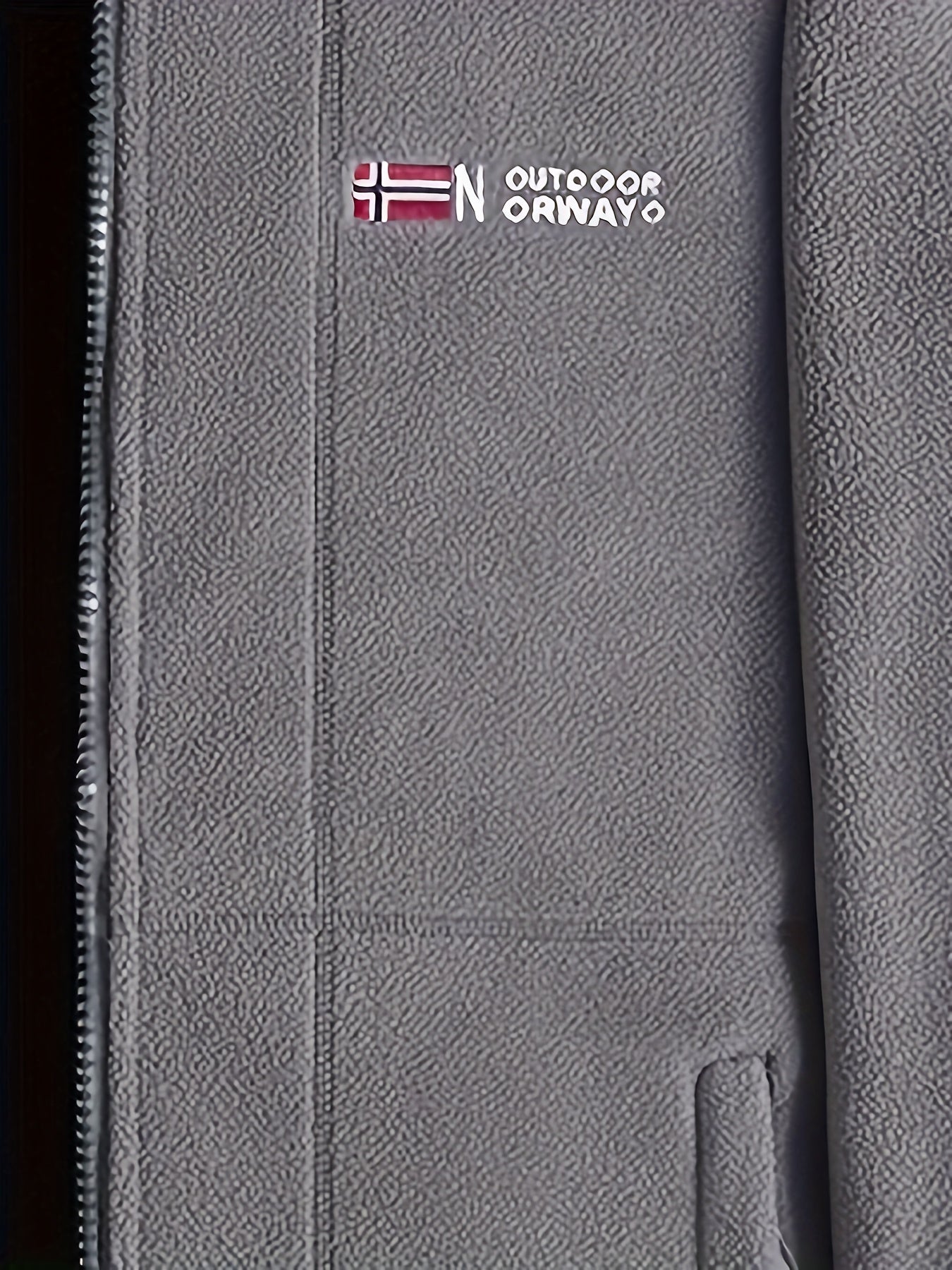 Men’s outdoor performance fleece jacket with high collar | Rowan