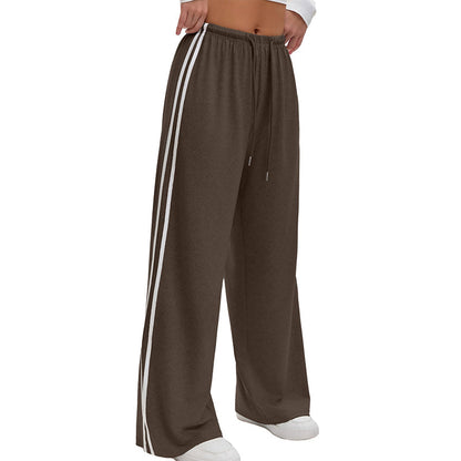 Adorielle | Women's Sporty Stripe Wide Leg Pants