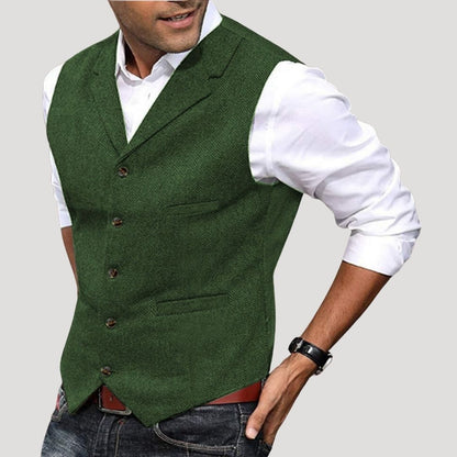 Tailored smart-casual everyday waistcoat for men | Preston