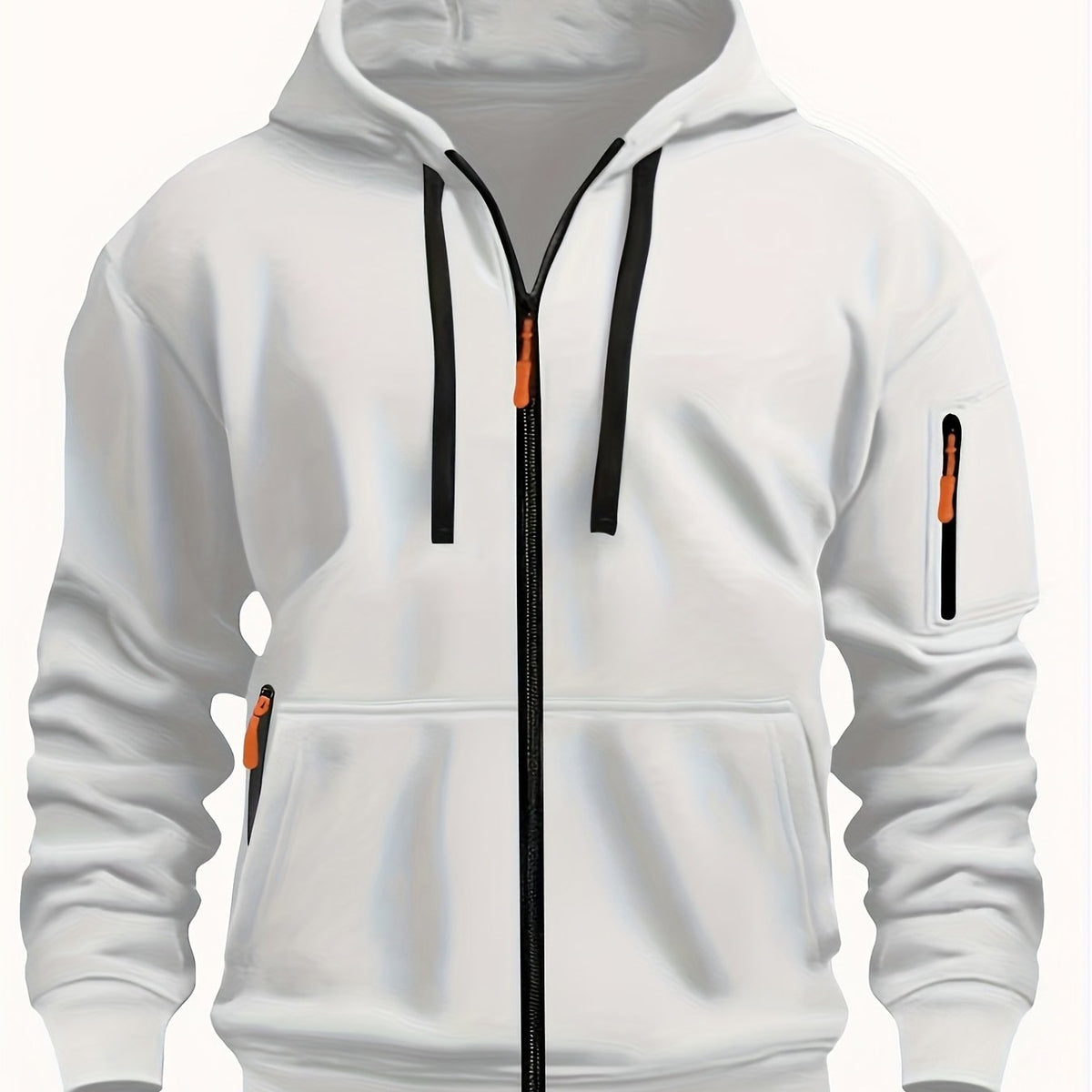 Gerald | Men's Full Zip Hooded Sweatshirt with Pockets