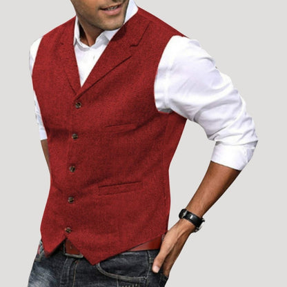 Tailored smart-casual everyday waistcoat for men | Preston
