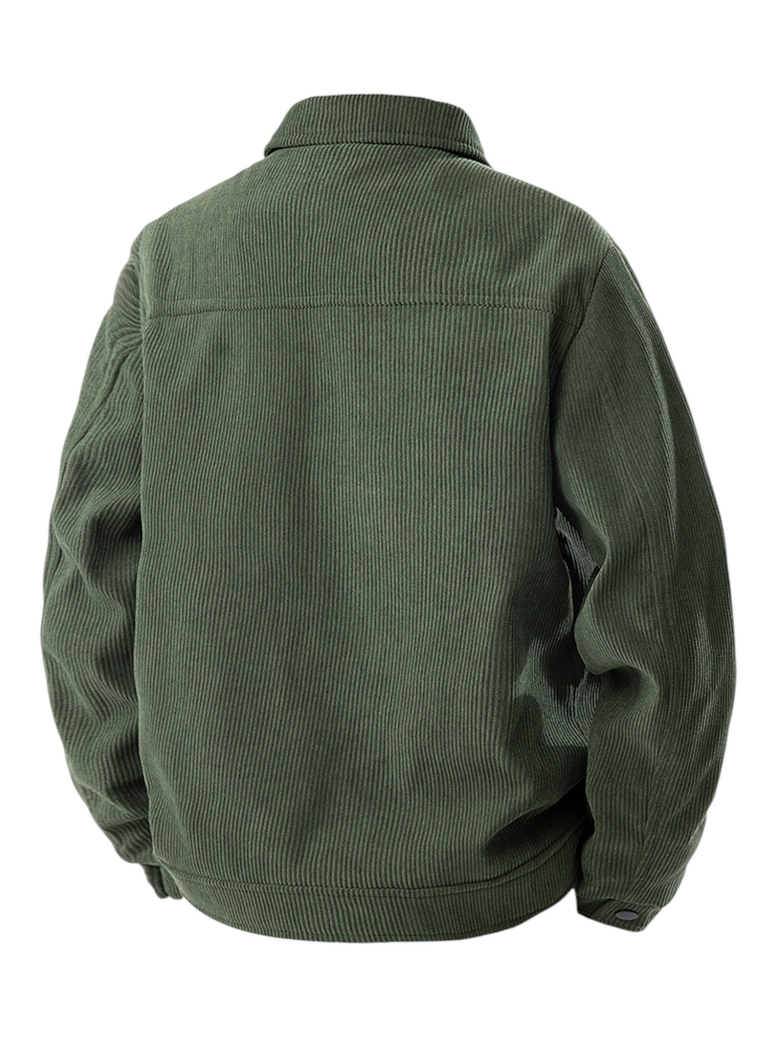 Corduroy snap front jacket for men | Rowan