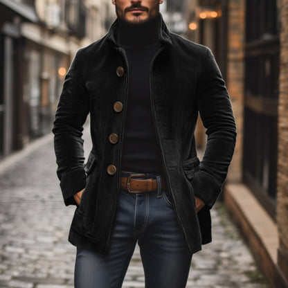 Men’s slim-fit corduroy coat | Emerson
