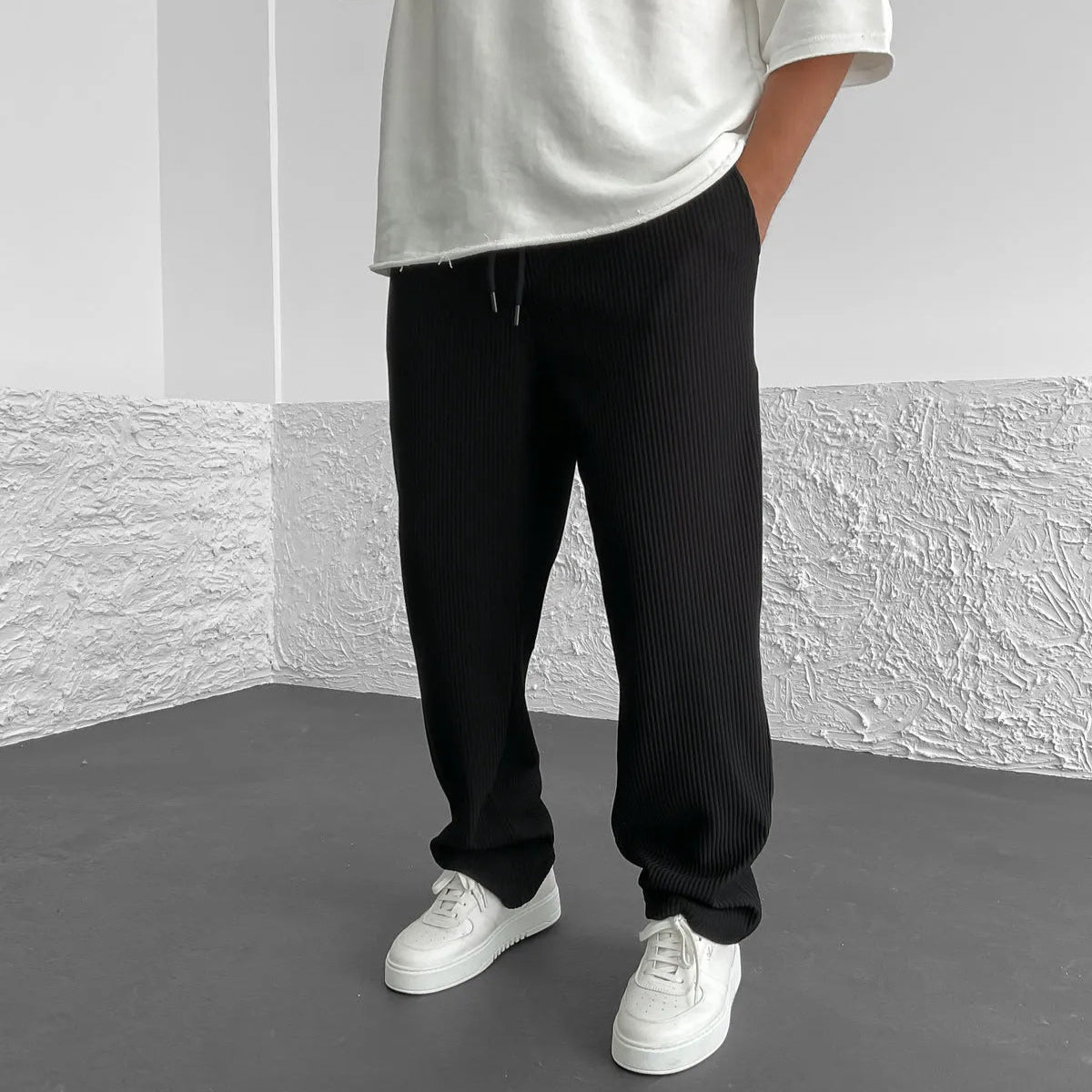 Relaxed knit pants for women | Monaco