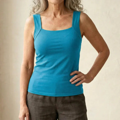 Lunara | Women's Built In Bra Tank Top with Compression Fit