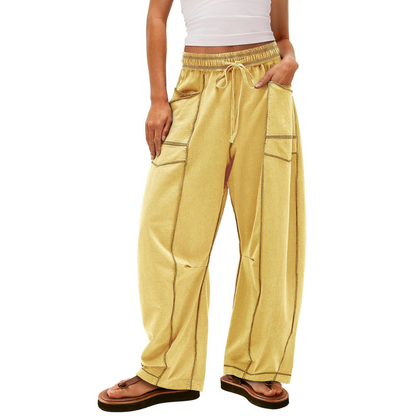 Comfy baggy-leg everyday lounge trousers for women | Avanita