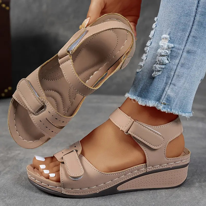 Winslet | Women's Adjustable Strap Wedge Sandals