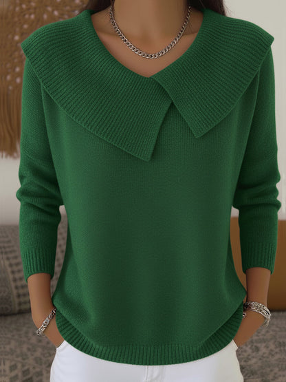 Soft Collar Winter Sweater for Women | Elowen