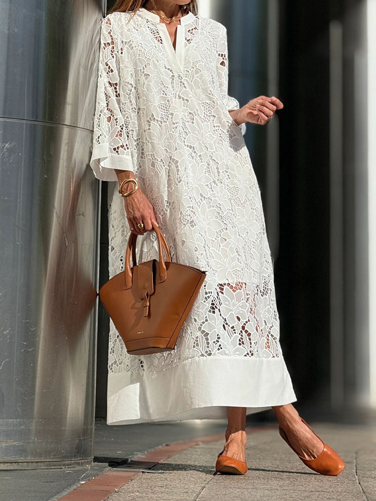 Elegant lace form-fitting dress for women | Bonnie