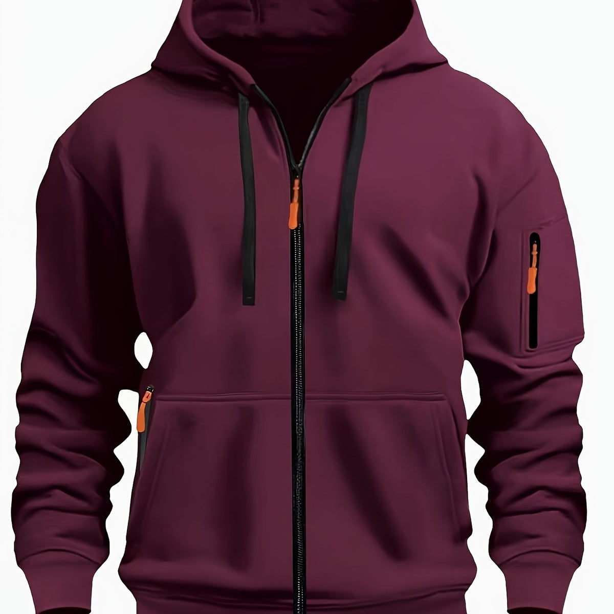 Gerald | Men's Full Zip Hooded Sweatshirt with Pockets