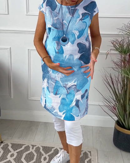 Casual relaxed floral everyday dress for women | Ingrid