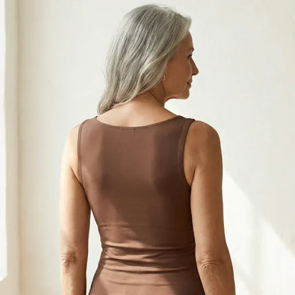 Lunara | Women's Built In Bra Tank Top with Compression Fit