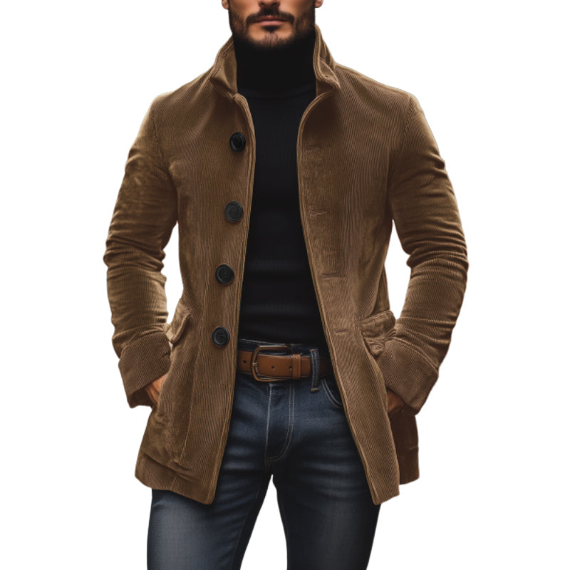 Men’s slim-fit corduroy coat | Emerson