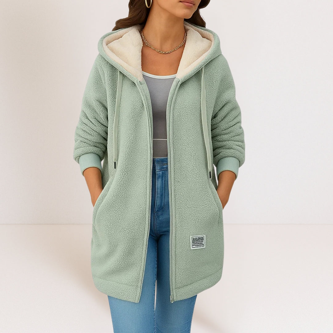 Giana | Women's Hooded Zip Front Jacket