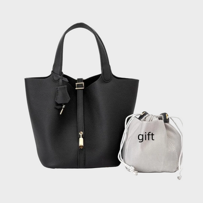 Kennedy | Women's Pebbled Shoulder Bag with Lock Detail