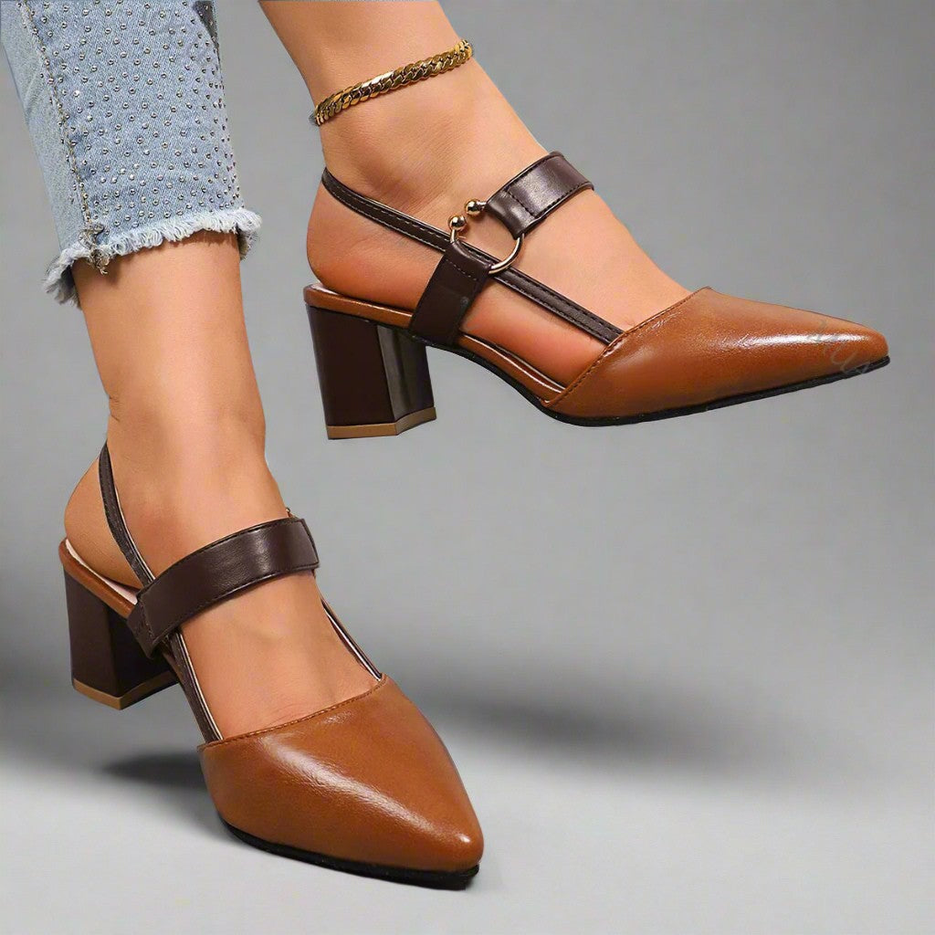 Classic comfort everyday heels for women | Elowen