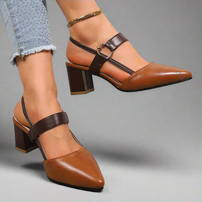 Classic comfort everyday heels for women | Elowen