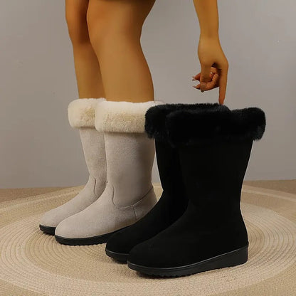 Cosy fur-lined warm winter boots for women | Hailey