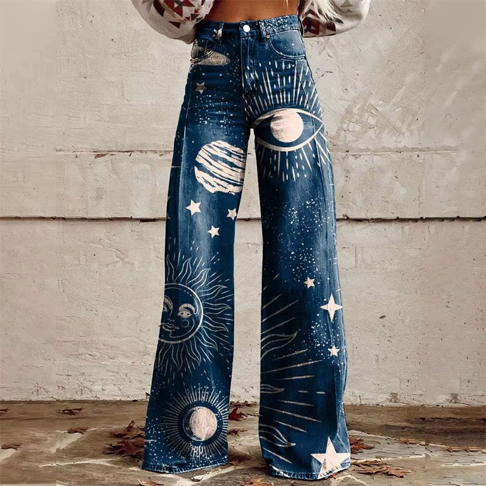 Celeste Flared Denim Jeans | Aurora