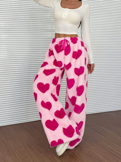Aira | Women's Plaid Wide Leg Drawstring Sweatpants