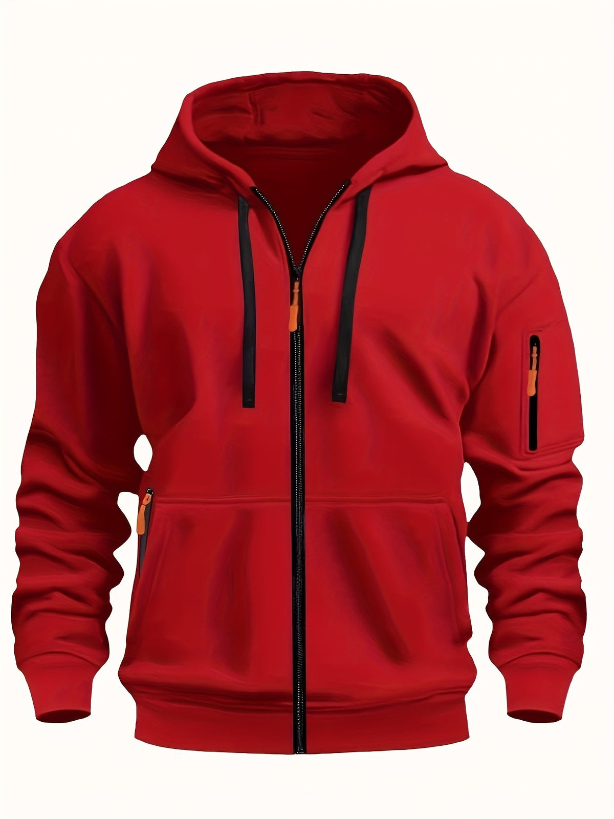 Gerald | Men's Full Zip Hooded Sweatshirt with Pockets