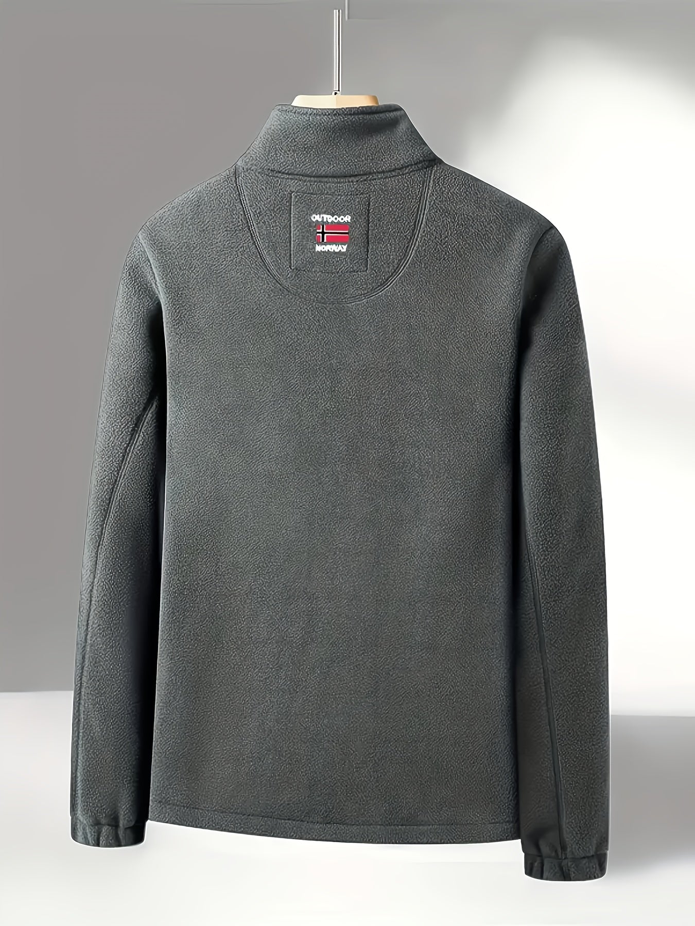 Men’s outdoor performance fleece jacket with high collar | Rowan