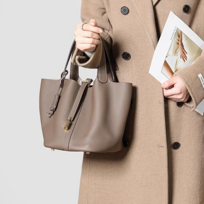 Kennedy | Women's Pebbled Shoulder Bag with Lock Detail