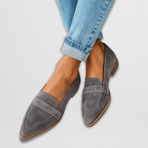 Orthopedic soft suede loafers for women | Helena