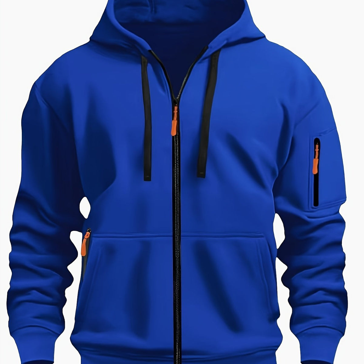 Gerald | Men's Full Zip Hooded Sweatshirt with Pockets