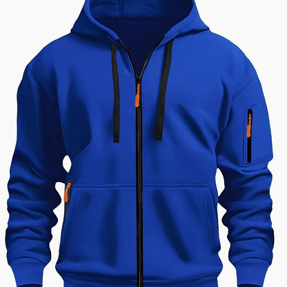 Gerald | Men's Full Zip Hooded Sweatshirt with Pockets