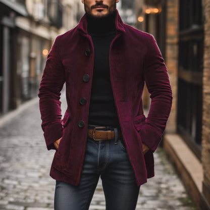 Men’s slim-fit corduroy coat | Emerson