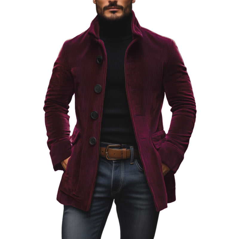 Men’s slim-fit corduroy coat | Emerson
