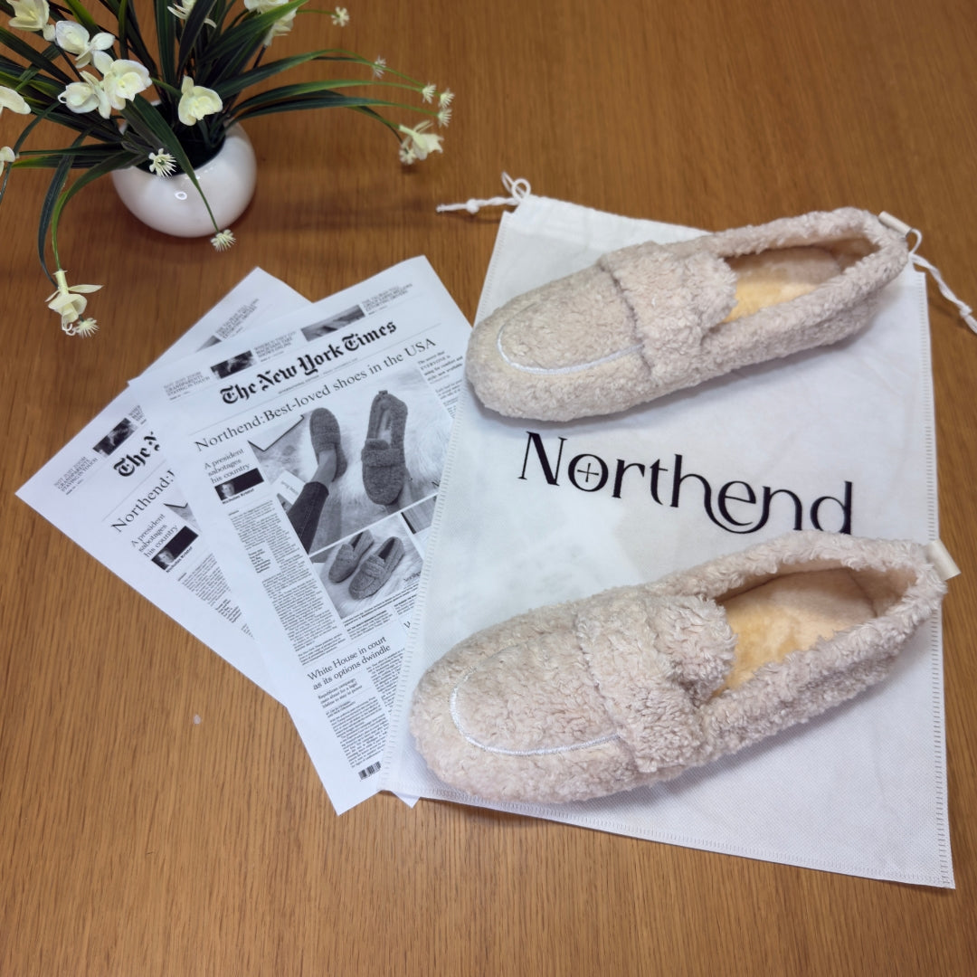 Cozy elegant winter loafers for women | Selene