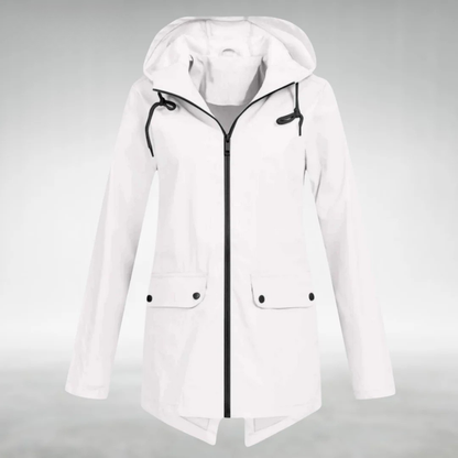 Marielle | Women's Hooded Water Resistant Zip Jacket