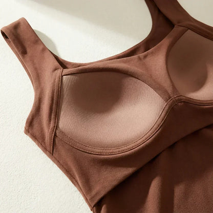 Lunara | Women's Built In Bra Tank Top with Compression Fit
