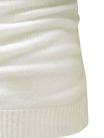 Gavren | Men's Color Block Crew Neck Sweater with Ribbed Cuffs