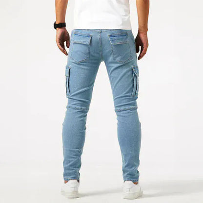 Classic cargo denim everyday jeans for men | Ferran